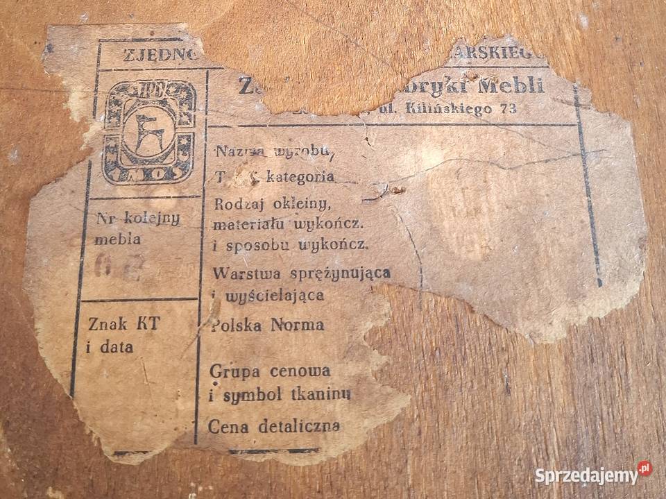 Stare Krzesła Skoczki Klasyka PRLu
