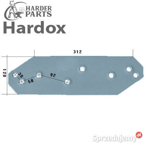 Płoza krótka HARDOX 3401860P WS2VR części do