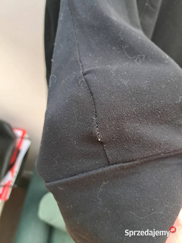 Czarna bluza sportowa adidas Climalite L czarny Moda i Styl Trąbki Wielkie