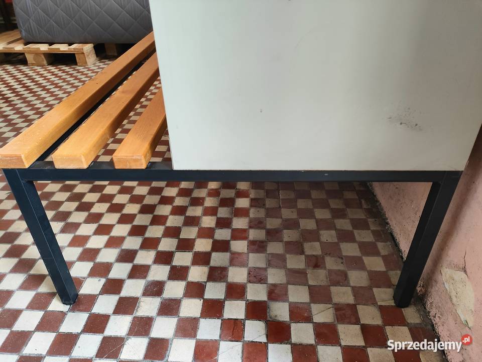Szafka metalowa z ławką CP Classic Plus 805050