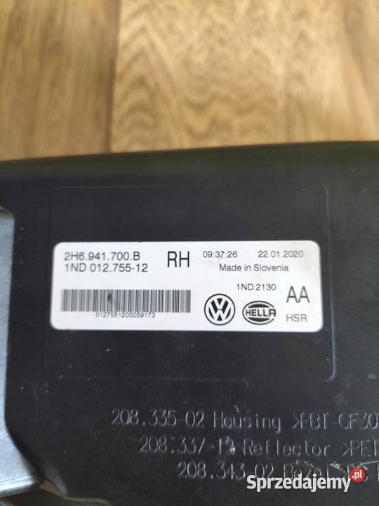 Halogen prawy VW Amarok hella oryginalny wysyłka Chocianów sprzedam