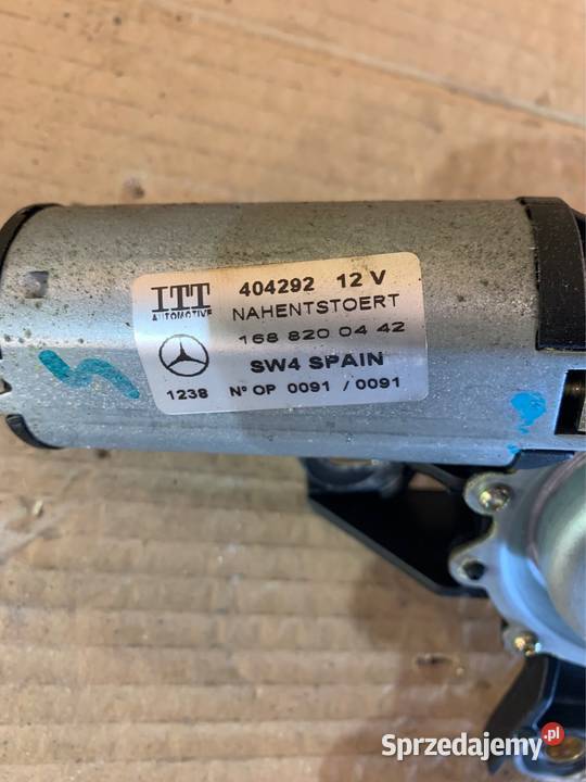 Mechanizm silnik wycieraczki szyby tył mercedes zachodniopomorskie sprzedam