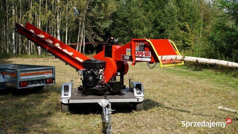 Rębak REMET CNC RPS120 27 przyczepka obrotnica 6 Lubliniec