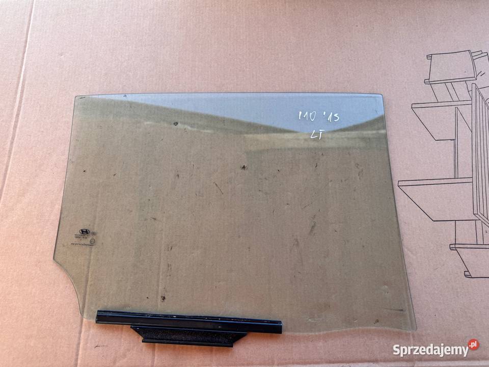 Szyba drzwi lewy tył Hyundai i10 II 1320