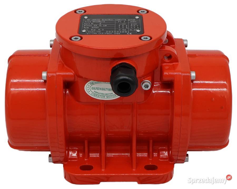 SILNIK WIBRACYJNY MV2003 3000 OBR 018kW 2kN Solec Kujawski