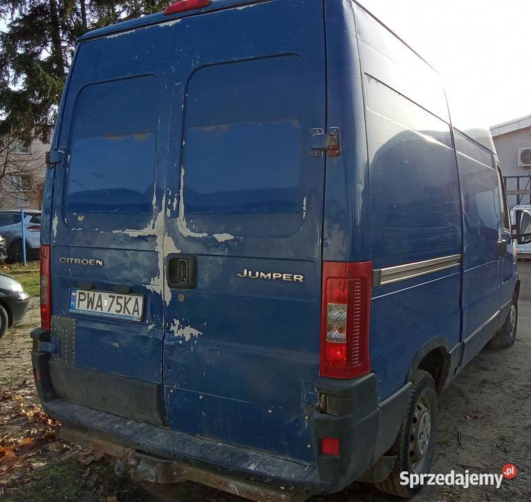 1 WŁAŚCICIEL PRZEBIEG CITROEN JUMPER 20 HDI Wągrowiec