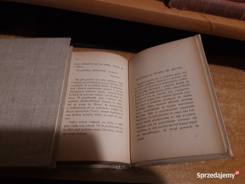 NAPOLEON BONAPARTE DUMAS PANTEON1931 pierwodruk Iwno sprzedam