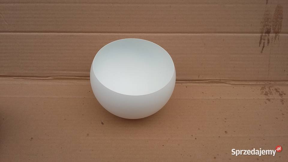 Klosz do lampy 34 kuli kulka metalowa BIAŁY