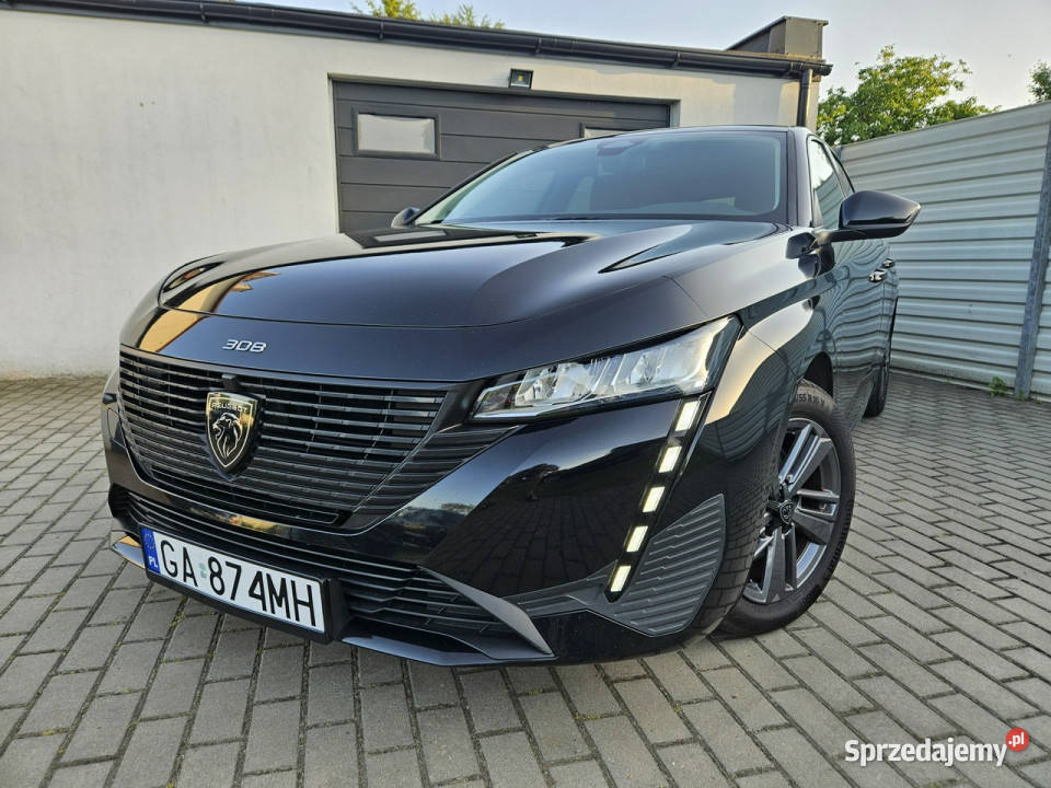 Peugeot 308 15 HDi 130 ledy FV 23 automat immobilizer Gdynia sprzedam