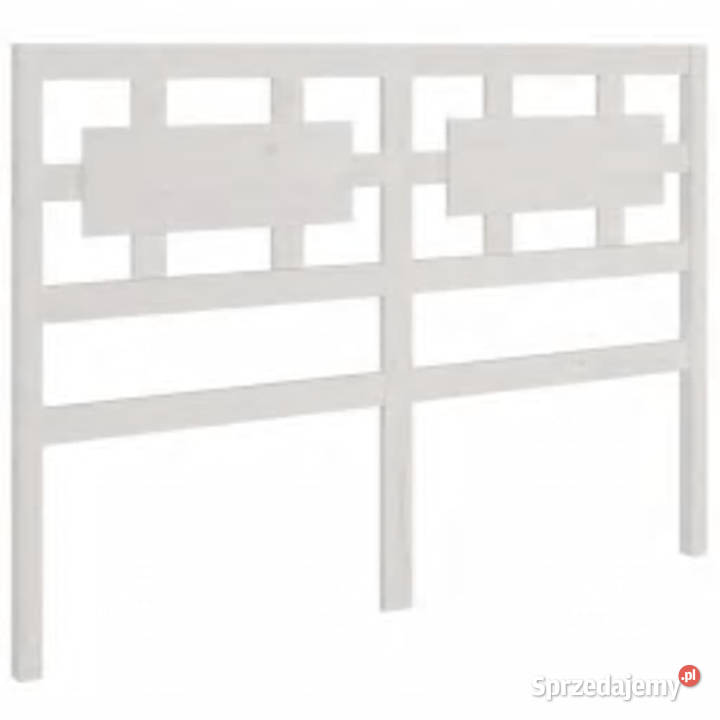 Rama łóżka biała lite drewno 200 x 200 WM3105686 Warszawa