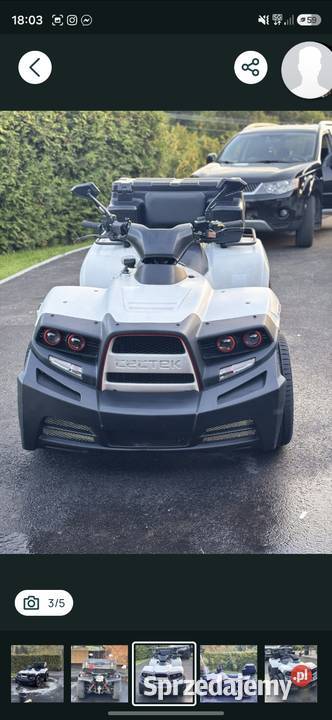 Quad szosowy cectek zamienię