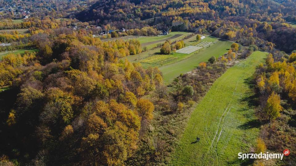 Lanckorona widokowa działka budowlanorolna 93ar 9300m2
