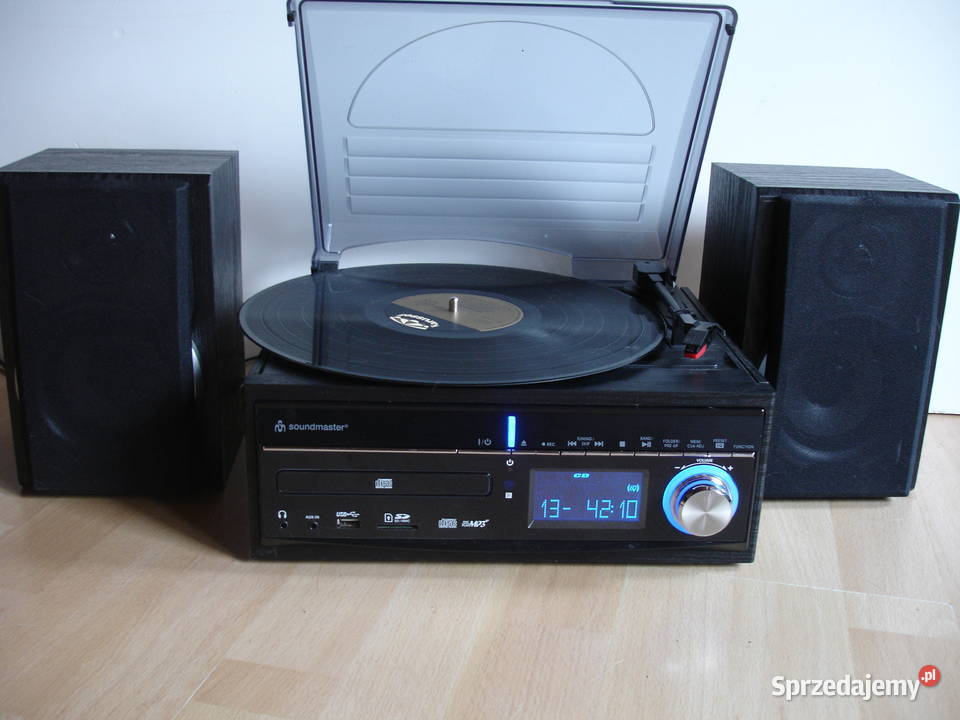 Gramofon z CDMP3USBMDSD Soundmaster MCD1700 lubuskie Zielona Góra