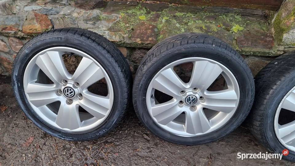 VW Sharan felgi aluminiowe 7Jx17 ET54 5x112 Samochodowe Słowikowo sprzedam