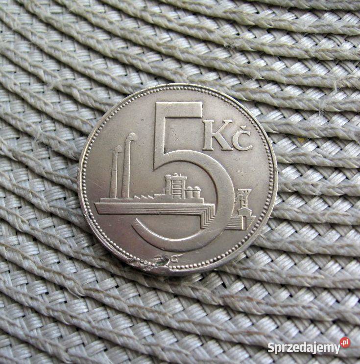 Czechosłowacja 5 Koron 1925r Kalisz