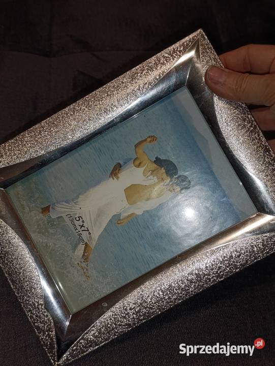ramka na zdjęcia kolor srebrny stojąca Poznań sprzedam