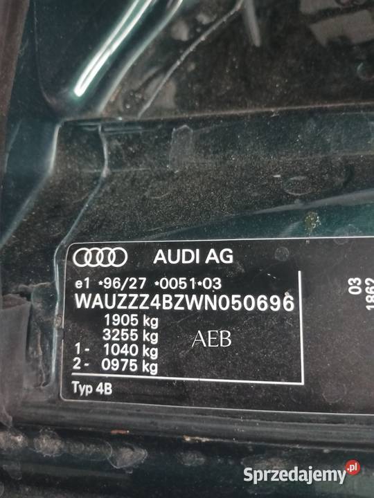 Audi A6 C5 18T Piękny klasyk 150KM
