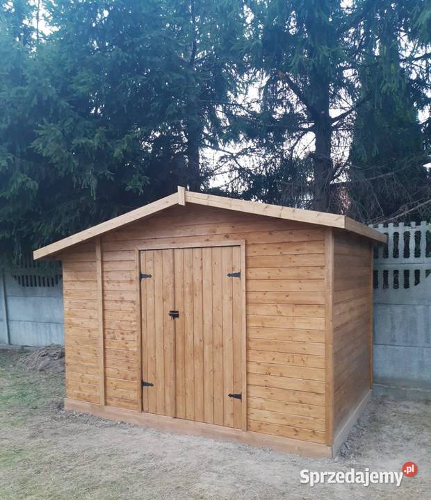 Domek narzędziowy drewniany z drewutnią Skierdy