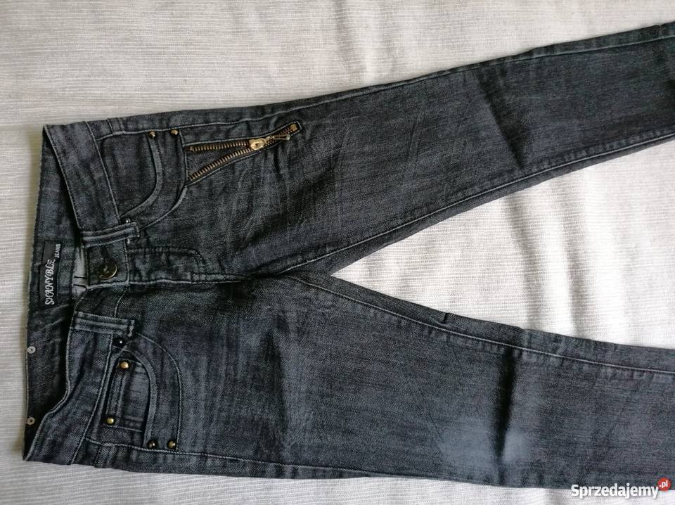 SHANYBLE JEANSSPODNIE JEANSOWE RURKI R26 Łódź
