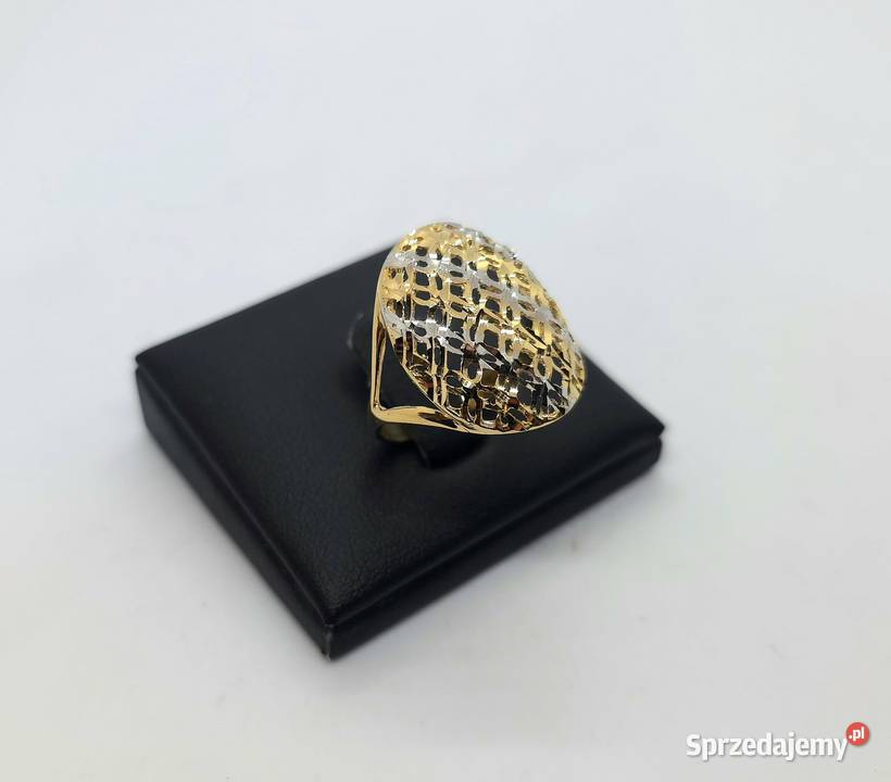 Nowy złoty pierścionek próby 585 342g Rozmiar 20 Elbląg