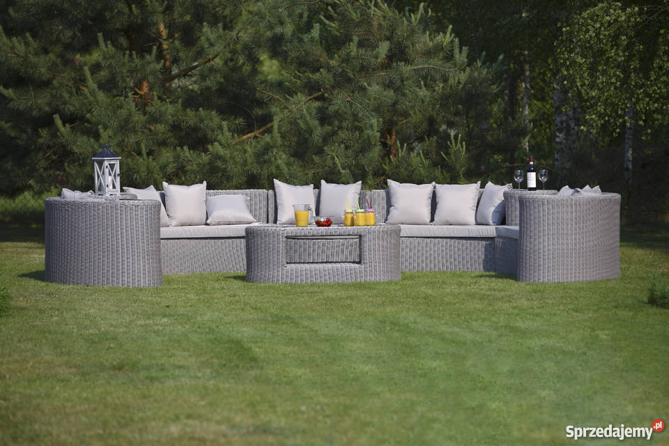 Duży zestaw ogrodowy narożnik modułowy Kazuń Nowy sprzedam