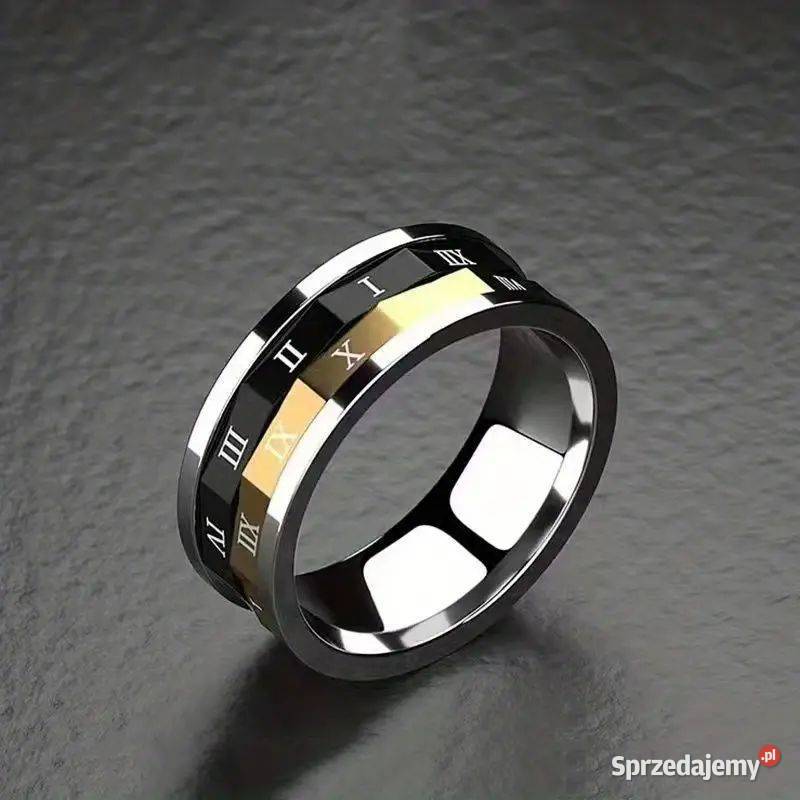 obrączka ze znacznikam miesięcy z tytanu Swarzędz sprzedam