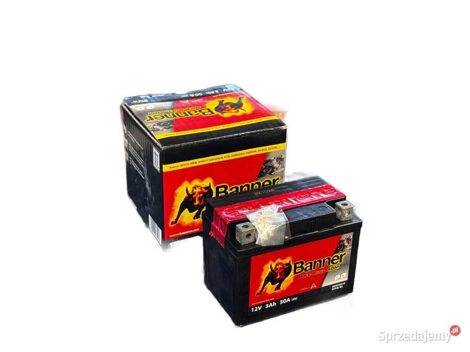 Akumulator BANNER 12V 3Ah 50A P YTX4LBS 50314 Jelcz-Laskowice