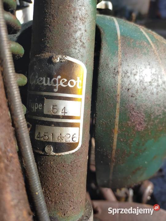 Zabytkowy motocykl PEUGEOT Velomoteur type 54 100cm3 dolnośląskie Dzierżoniów sprzedam