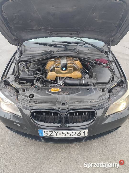 BMW e60 44v8 gaz 2004r bogato wyposażona