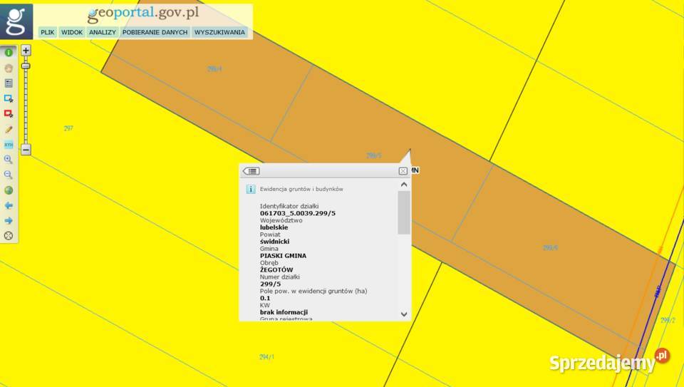 działki budowlane w Żegotowiu gmina Piaski woda
