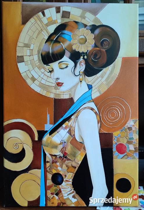 Portret kobiety 4 Malarstwo Warszawa sprzedam