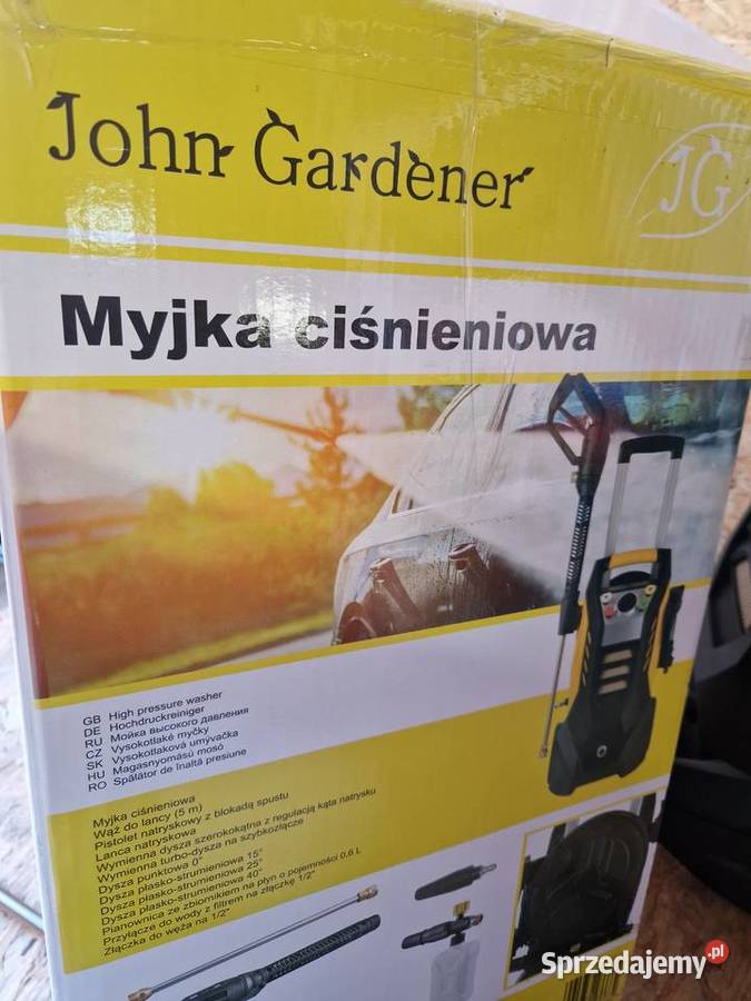 Myjka ciśnieniowa z dodatk wyposażeniem JG Głogowa