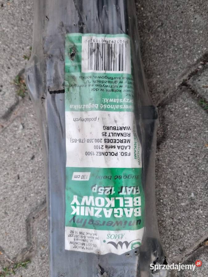 Nowy Bagażnik Dachowy Fiat 125p Łada Polonez FSO Bagażniki Skawina