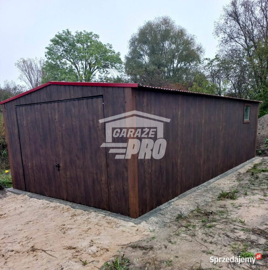 Garaż blaszany 4x8 Brama rewnopodobny Dach Bełchatów sprzedam