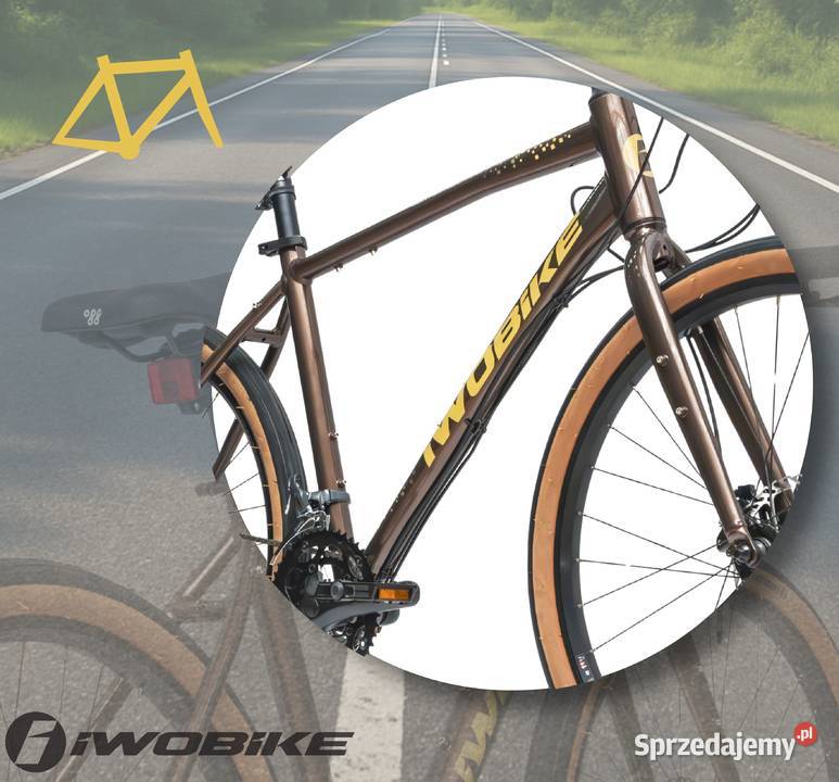 Rower Męski Gravel 275 IWOBIKE 2025 Shimano Gorlice