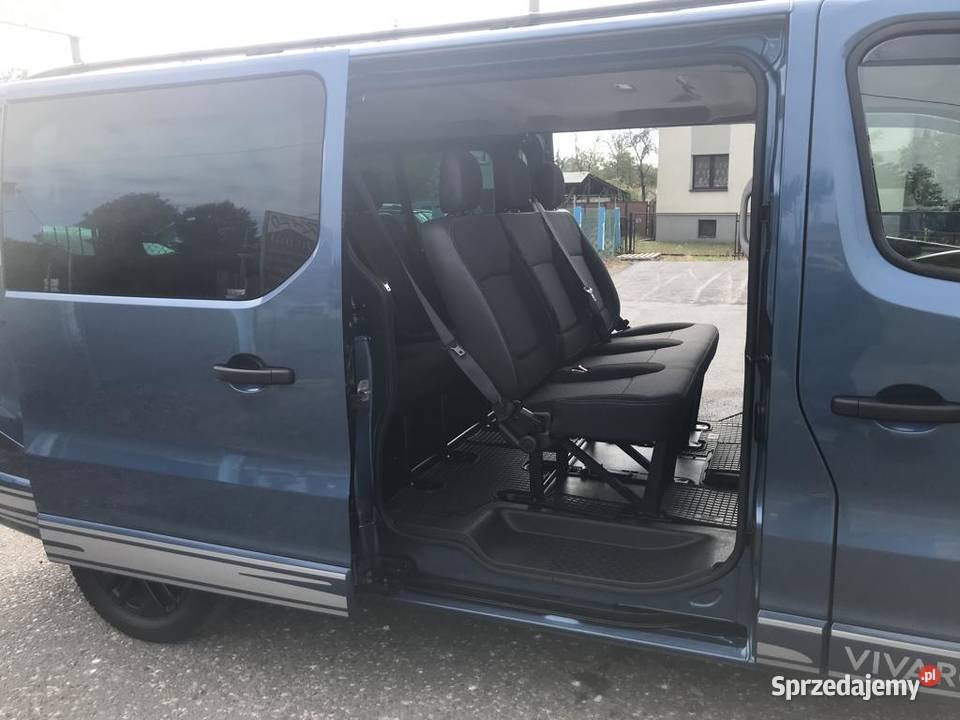 Salon Bezwyp Klima Nawigacja 9 osób kamera elektryczne lusterka Vivaro Libiąż