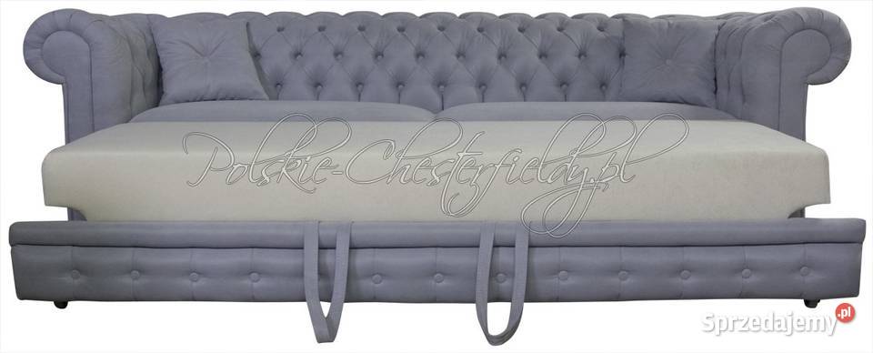 Pikowana SOFA CHESTERFIELD NORMAL 4OS z funkcją Gdynia