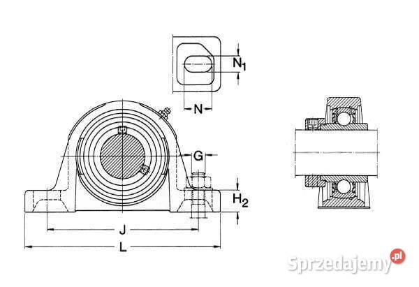 Obudowa łożyska kpl SKF SY30WFSKF