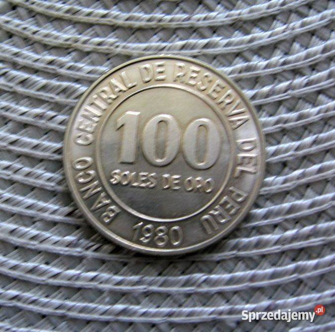Peru 100 Sol 1980r sprzedam