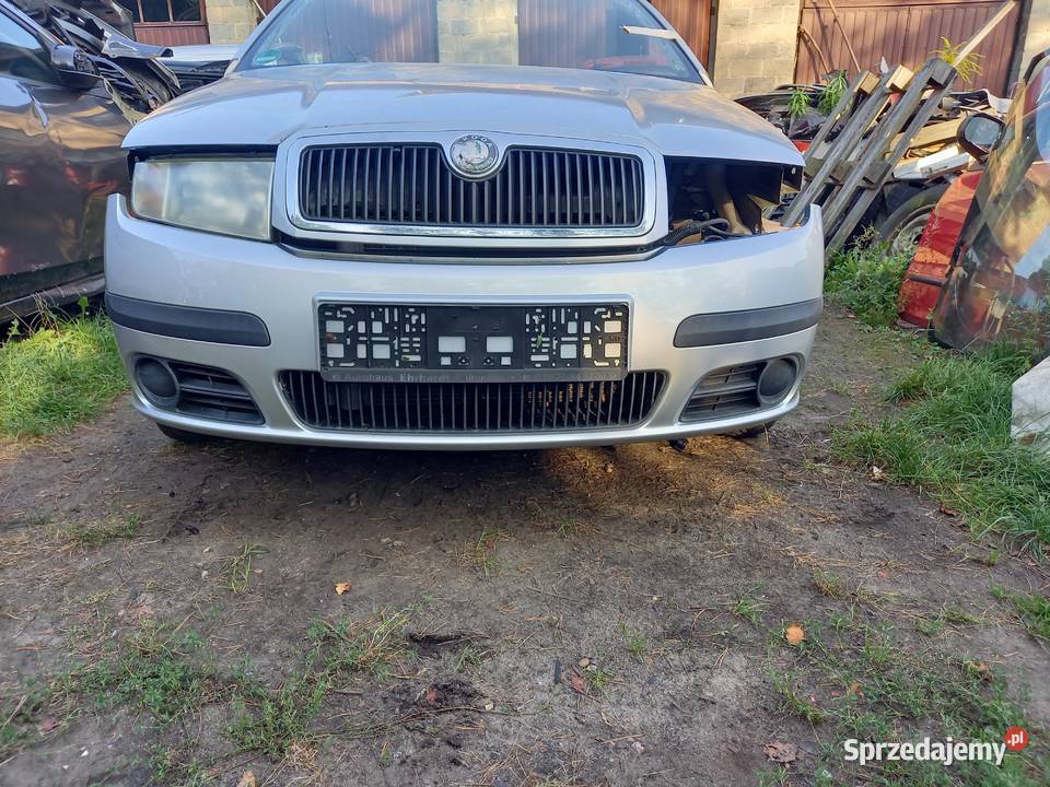 Skoda Fabia maska zderzak i inne