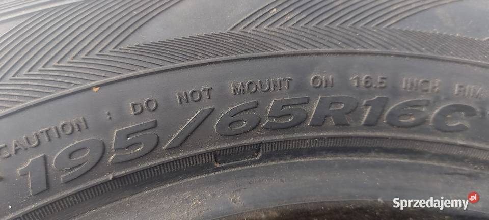 Sprzedam opony zimowe 1956516C 65 świętokrzyskie Rosiejów