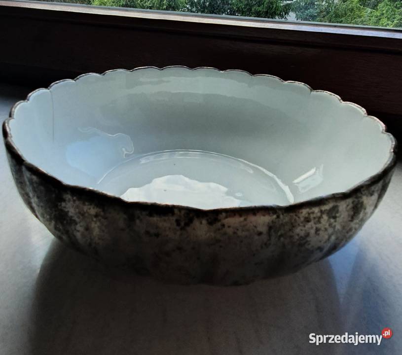 Starazabytkowa SALATERKAMISKA z biało srebrnej sprzedam