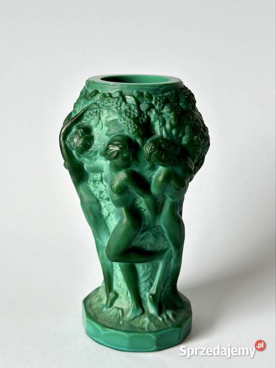 Wazon Ingrid Curt Schlevogt Bohemia winobranie