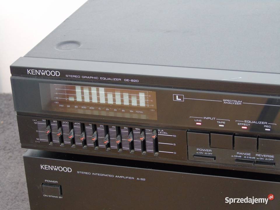 Korektor graficzny Kenwood GE820 WYSYŁKA Wzmacniacze i pokrewne Warszawa