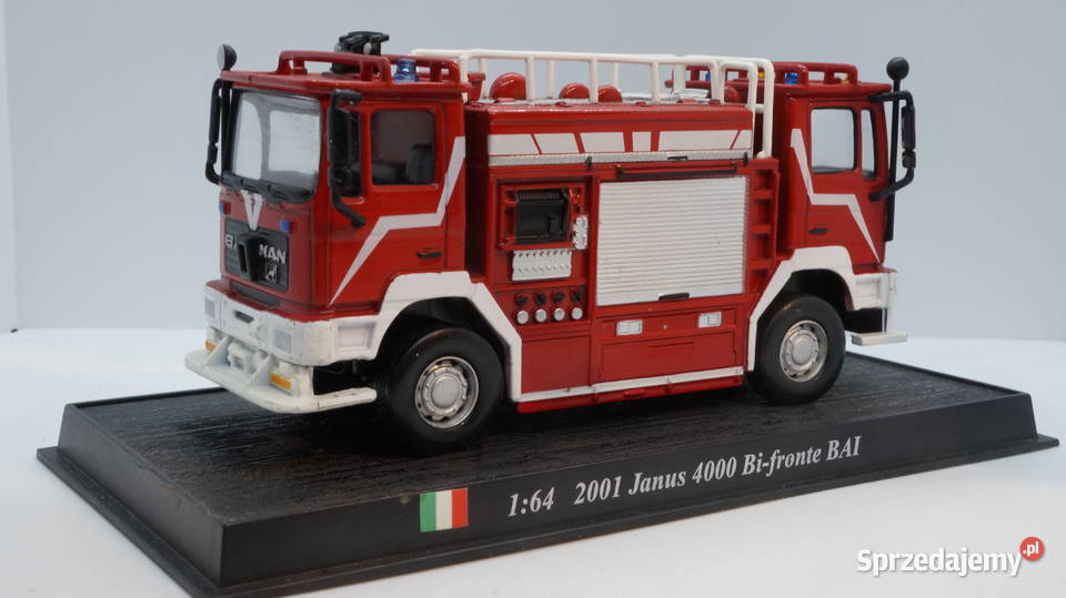 Samochód strażacki - JANUS 4000 Bi-fronte (1:64) del prado