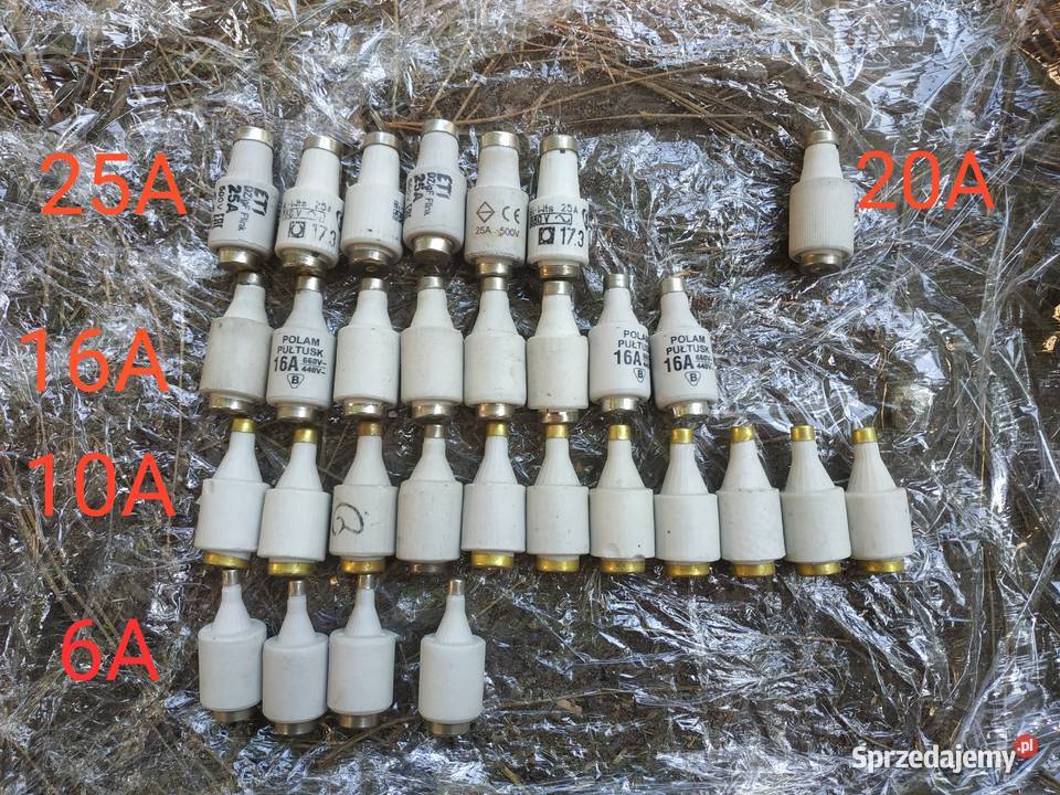 Bezpieczniki topikowe 30 wkład topikowy wkładka Warszawa sprzedam