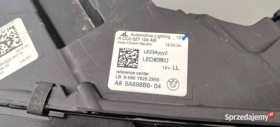 Lampa Przod Full Led Bmw IX20 Lift 5A698B6 2025