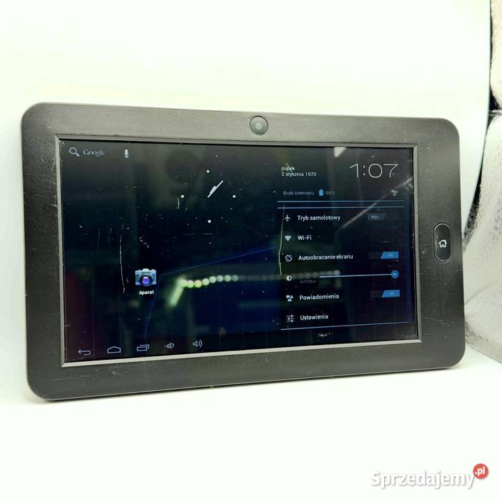 Tablet Apollo Quicki 726 czarny Wi-Fi