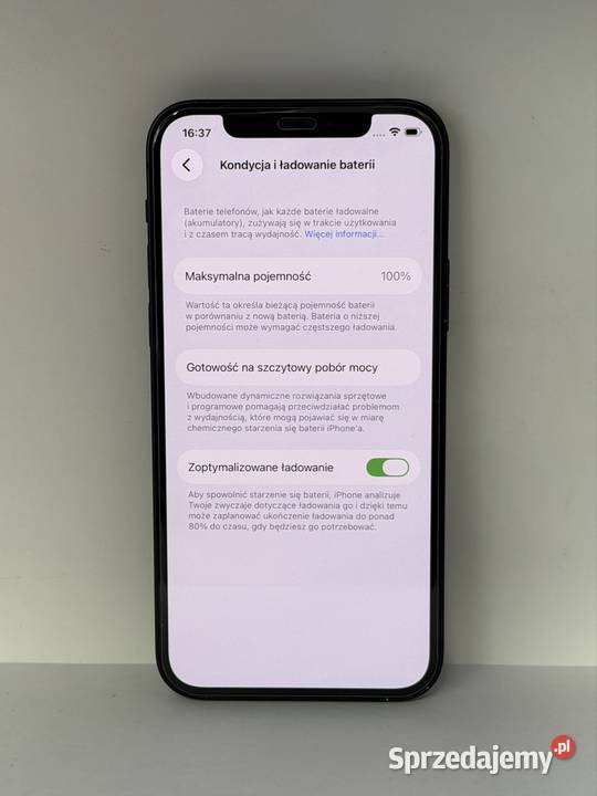 iPhone 12 64GB 100 Czarny Kalisz