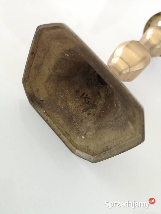 świecznik lichtarz Antyk miedziany Toruń